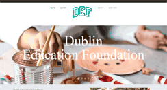 Desktop Screenshot of dublineducationfoundation.org